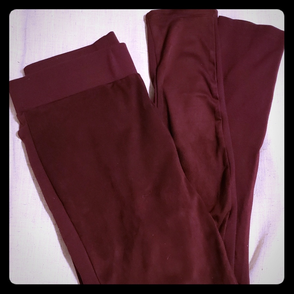 Velvet skinny pants